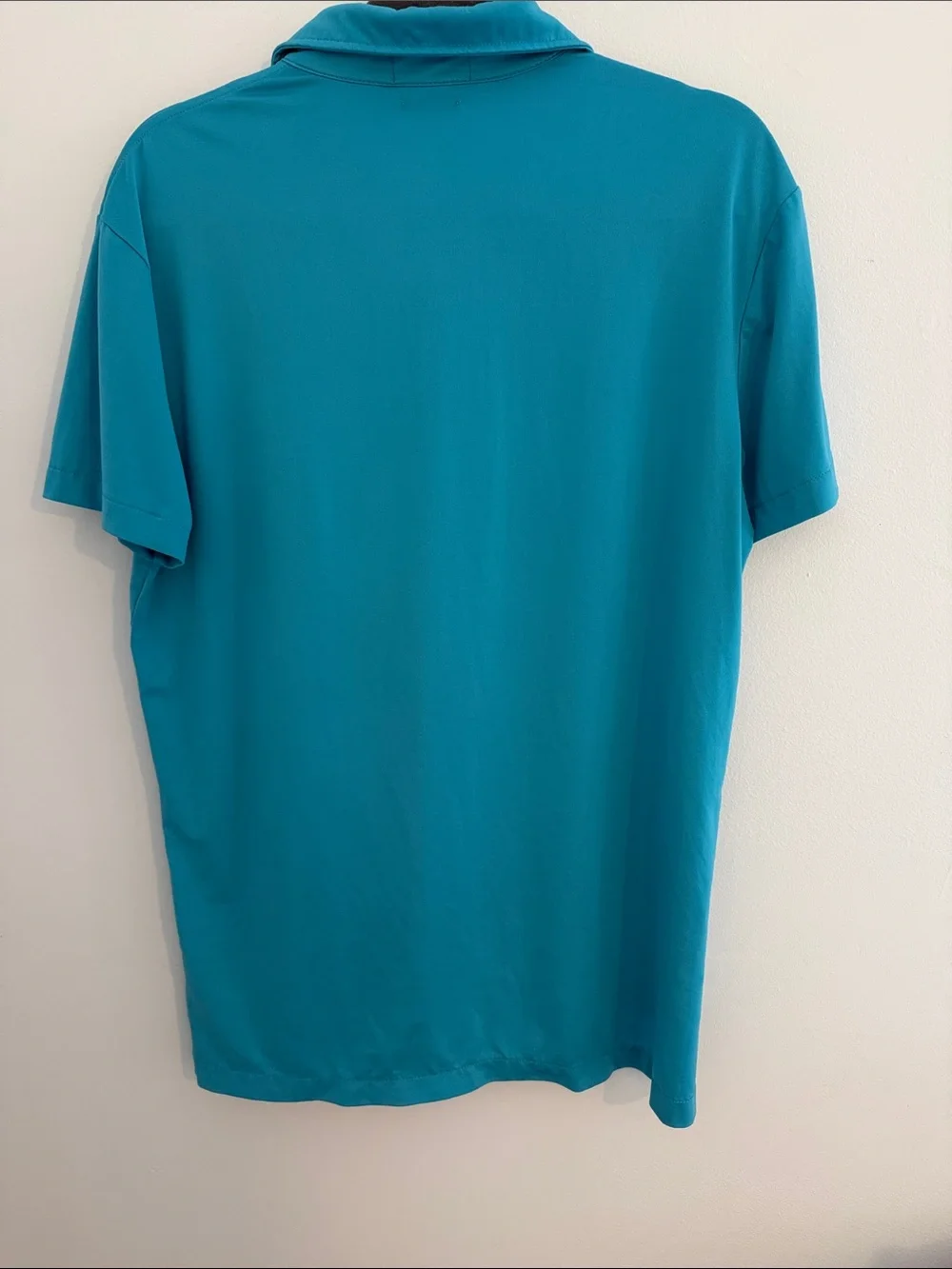 Polo by Ralph Lauren Performance Turquoise Short-Sleeve Polo with Orange Pony